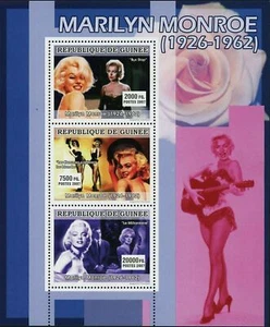 Marilyn Monroe Stamp Bus Stop Let's Make Love Gentlemen Prefers Blondes S/S MNH - Picture 1 of 2
