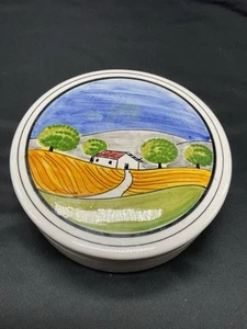 Vintage Mancer Italian Lidded Trinket Jar - Picture 1 of 5