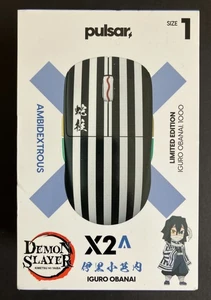 *NEW* Pulsar X2A Mini Demon Slayer Limited Edition Iguro Obanai Wireless Mouse - Picture 1 of 8