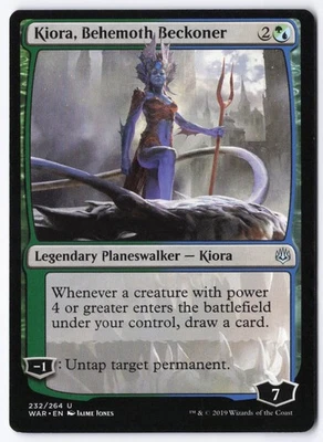 Kiora, Behemoth Beckoner U War of the Spark 232 NM - Image 1 of 2