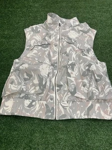 AVIA Youth XL leichte Camo Zip Weste - grau/weiß - Golf | Activewear - Bild 1 von 3