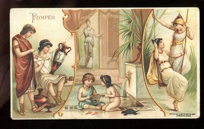 trade card-New York-Arbuckle Brothers Coffee- Pompeii - Image 1 of 2