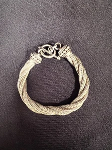 Pulsera de plata de ley BA SUARTI BALI INDONESIA cadena de trigo trenzada 8" 53,7 g - Imagen 1 de 7
