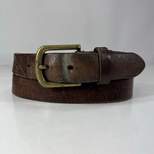 Cinturón de Vestir Abercrombie & Fitch Vintage Usado Cuero Marrón - Para Hombre Talla 32 - Imagen 1 de 7