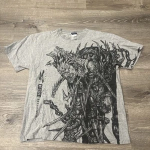 Dorohedoro Curse Cospa Japanese All Print T-shirt MIX GRAY XL - Picture 1 of 7