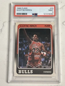 1988 Fleer Scottie Pippen #20 PSA 9 MINT Rookie RC - Picture 1 of 2