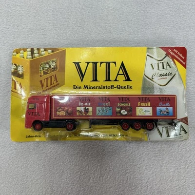 Vintage VITA Mineralstoff Quelle DAF Diecast Advertising Truck Toy Promo Germany - Image 1 of 4