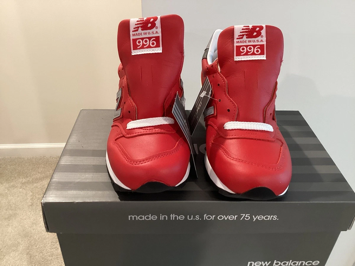 New Balance 996 Smooth Leather Red for Sale | Authenticity