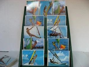 LOTTO 50 CARTOLINE LUCIDE CON WIND SURF BY GARAMI ANNI '70 - Picture 1 of 1