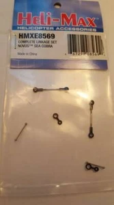 HMXE8569 HELI-MAX COMPLETE LINKAGE SET NOVUS SEA COBRA & HMXE7923 - Picture 1 of 5
