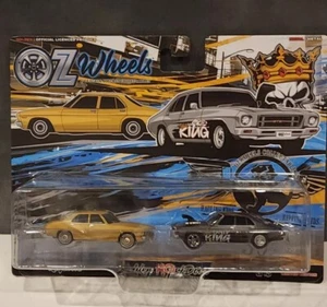 BN OZ WHEELS 2 Car Set, HQ Holden GTS & HQ Kingswood ,Limited Edition - Foto 1 di 8