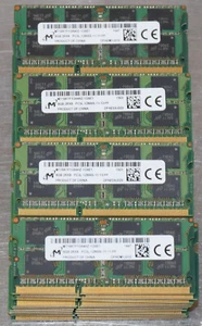 Mixed Lot 40 Micron 8GB PC3L-12800S DDR3 Laptop Memory RAM SO-DIMM - Picture 1 of 1