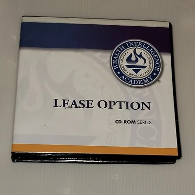 LEASE OPTION CD-ROM Series - wealth inteligence academy 2008 - Image 1 of 2