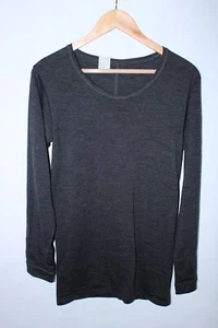 N.Hoolywood Men's Size 40 Dark Gray Wool Long Sleeve Sweater - Picture 1 of 11