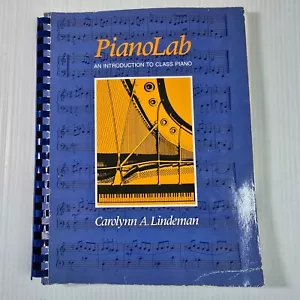 1983 Piano Lab Introducción Clase Piano Carolynn A. Lindeman Encuadernado en Espiral - Imagen 1 de 8