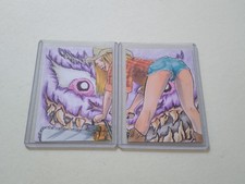 Contemporary Pinups Elfie Lebouleux sketch card puzzle Galan's Art #0538