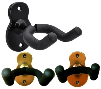 Soporte de exhibición de instrumentos de brazo ajustable para montaje en pared de metal para colgadores de guitarra Foto 1 de 4