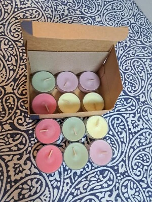 PARTYLITE SPRING RENEWAL 12 Piece TEALIGHT CANDLE SAMPLER ASSORTED SCENTS    P - Image 1 of 2