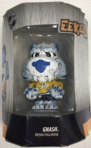 Nashville Preadators GNASH MASCOT NHL EEKEEZ Tiki Style Figurine 4" x 6" X 4" Cover
