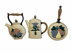 vintage burwood products Kitchen  Three-Piece Set MCMXCV 3310 Wall Decor - Picture 1 of 5