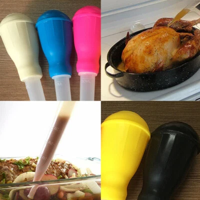 US 2Pc Meat and Poultry Baster Heat Resistant BPA Free Turkey Syringe 30ML/1OZ - Image 1 of 4