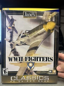 Jane's Combat Simulations WWII Fighter big box pc game Retro 1998 **NEW SEALED** - Picture 1 of 4