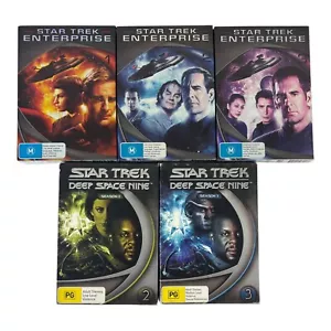 Star Trek Enterprise Season 1 2 3 + Deep Space Nine 2 & 3 Region 4 DVD Free Post - Picture 1 of 14