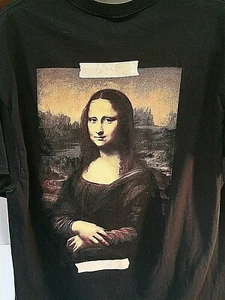 Unisex EASTWEST Mona Lisa Oil Painting Hip-hop Sports RAP Tops Casual T-Shirt XL - Picture 1 of 5