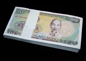 100 x VIETNAM 1000 Dong, 1988, P-106, UNC World Currency Banknote bundle - Picture 1 of 2