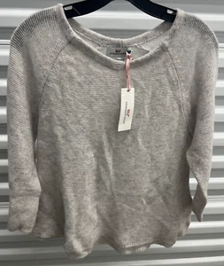 Vineyard Vines Women's XS Sweater Gray Silver Fox Pullover Wool Cashmere New NWT - Picture 1 of 23