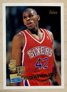 JERRY STACKHOUSE RC - 1995-96 Topps #229 - PHILADELPHIA 76ERS - Picture 1 of 2