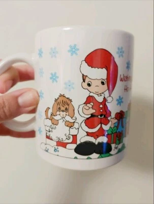 Taza de café Precious Moments Santa Claus taza de té vacaciones taza de Navidad Foto 1 de 4