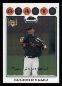 2008 Topps Chrome #195 Eugenio Velez RC - Picture 1 of 2