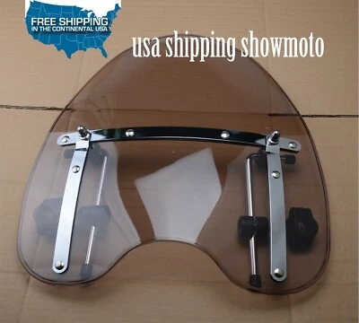 Smoke Windscreen Windshield For Suzuki Boulevard S40 S50 S83 Intruder 700 1400 - Image 1 of 4