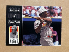 Lou Brock ~ 1994 Upper Deck All-Time Heroes MLB 125th Anniv. #220