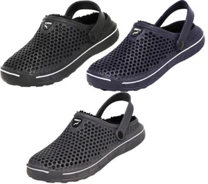 Norty Men's Comfortable Lightweight EVA Garden Clog Shoe with Microfleece Lining - Picture 1 of 12