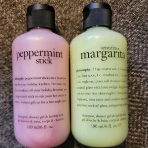 Philosophy Senorita Margarita Peppermint Stick Shampoo Shower Gel Bubble Bath - Picture 1 of 3