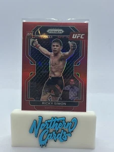 Ricky Simon Red Prizm /299 RC 2022 Panini UFC Prizm UFC #112 Rookie MMA - Picture 1 of 1