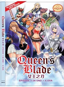 Anime DVD Queen's Blade Vol.1-36End+6OVA (Uncut Version) English Dubbed - Picture 1 of 4