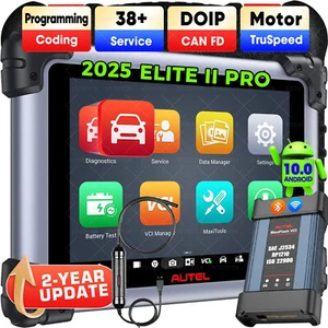 Autel MaxiSYS Elite II Pro OBD2 Scanner, J2534 Programming &Coding AutoScan 2.0 - Picture 1 of 20
