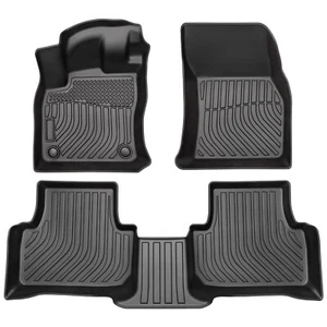 Car Floor Mats Rubber Liners For 2022-2024 Volkswagen Taos All Weather - Picture 1 of 9