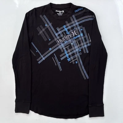 Vintage Y2K Hurley Waffle Knit Long Sleeve Thermal T Shirt Men’s Large Surfer - Image 1 of 4