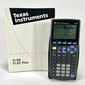 Texas Instruments TI-89 Graphing Calculator w/ Manual 1999 CAS Tested Works - Picture 1 of 16