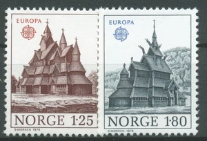 Norwegen 1978 Europa CEPT Baudenkmäler Stabkirchen 769/70 postfrisch - Picture 1 of 1