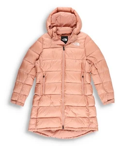 The NORTH FACE WOMEN METRO III PARKA DOWN WINTER HOODIE PUFFER COAT ROSE - Picture 1 of 5
