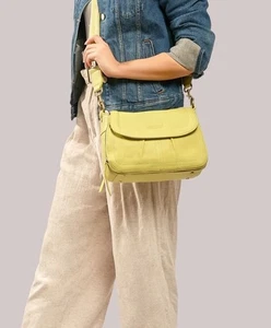 American Leather Co. Citrus Leder Umhängetasche Rarität Klassiker - Bild 1 von 11