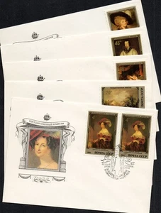 Russia USSR FDC cover 1984 art paint artist British painters hermitage gallery - Picture 1 of 4