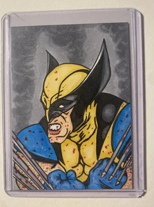 Wolverine Marvel Sketch Card 1/1 By Joshua Cutler - Picture 1 of 2