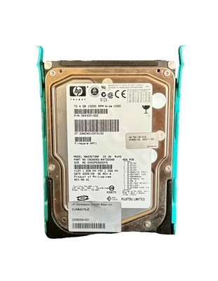 HP Fujitsu MAX3073NP 73GB 15000RPM U320 SCSI Hard Drive 364333002 Untested - Image 1 of 4