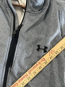 Giacca uomo Under Armour pile pista taglia XXL blu erica media tasca zip - Foto 1 di 10